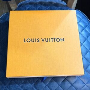 Authentic Louis Vuitton Vibrant Orange Gift Box